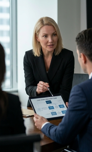 Portrait of Jessica Harington, Head of Forensic Investigations in the United Kingdom